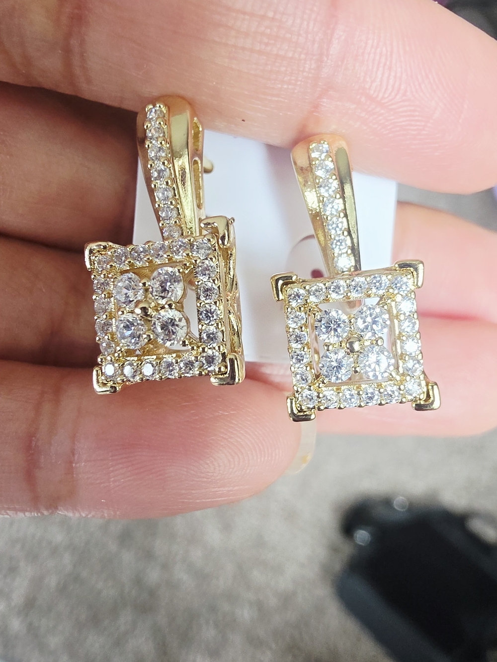 Argollas Para Dama Oro Laminado 14k